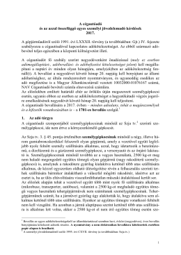 A cégautóadó és az azzal összefüggő egyes személyi
