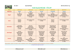 Janu&aacute;ri &eacute;tlap