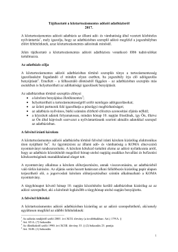 Tájékoztató a köztartozásmentes adózói adatbázisról