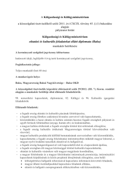 oktatási és kulturális feladatokat ellátó diplomata (Baku)