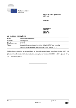 5735/17 lj/EH/ia 1 DGG 1A Mellékelten továbbítjuk a delegációknak