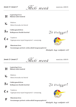 Heti men&uuml; let&ouml;lt&eacute;s