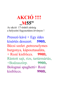 akció