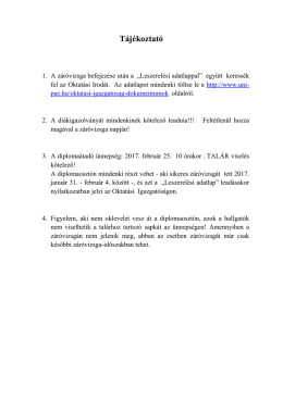 Tájékoztató