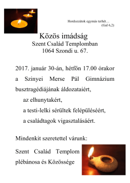 Közös imádság