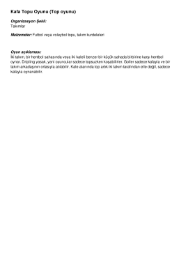 Kafa Topu Oyunu (Top oyunu) - Home | DJK Sport W&ouml;rterbuch