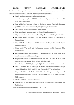 Cevaplanan Sorular - T&uuml;ketici Hukuku Farazi Dava Yarışması