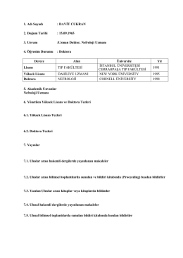 Uzm.Dr. DAVİT ÇUKRAN