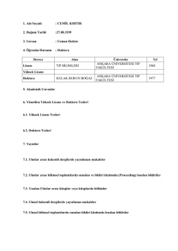 Uzm.Dr. CEMİL KIHTIR
