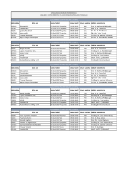 YDL305 Mesleki İngilizce I Prof. Dr. Cemal &Ouml;zg&uuml;ven