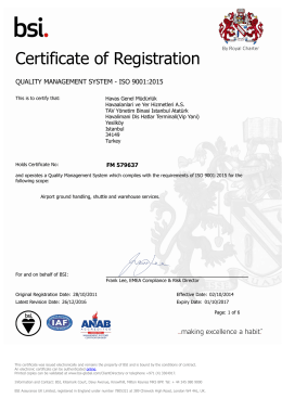Certificate of Registration