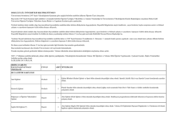 DOKUZ EYLÜL ÜNİVERSİTESİ REKTÖRLÜĞÜNDEN