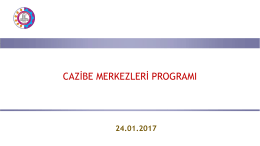 cazibe merkezleri programı