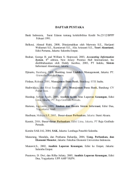 daftar pustaka - Widyatama Repository Home