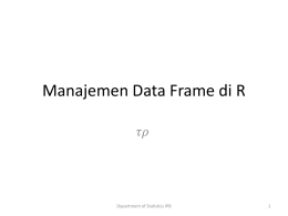 Manajemen Data Frame di R