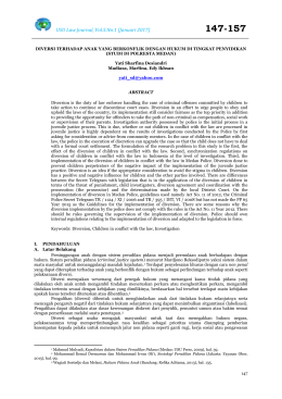 USU Law Journal, Vol.5.No.1 (Januari 2017)