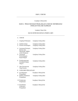 addendum Dokumen Lelang Kegiatan Pengembangan Kebun sagu