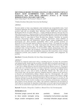 brassica oleracea - Universitas Sam Ratulangi