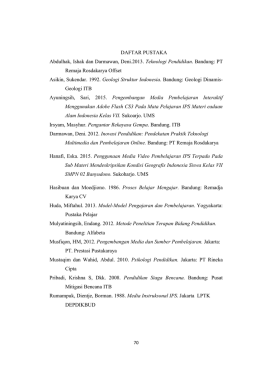 DAFTAR PUSTAKA Abdulhak, Ishak dan Darmawan, Deni.2013