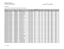 Bekanntmachung - Deutsche B&ouml;rse