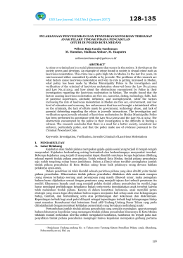 USU Law Journal, Vol.5.No.1 (Januari 2017)