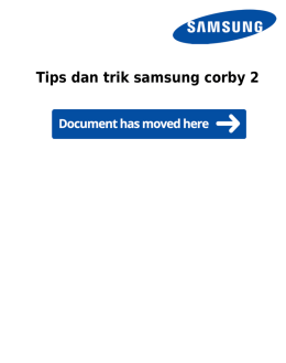 Tips dan trik samsung corby 2