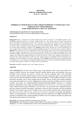 dentino jurnal kedokteran gigi perbedaan