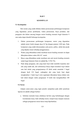 BAB V KESIMPULAN 5.1 Kesimpulan Dari uraian yang sudah