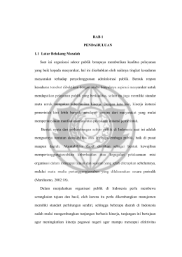 BAB 1 PENDAHULUAN 1.1 Latar Belakang Masalah Saat ini