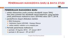 penerimaan mahasiswa