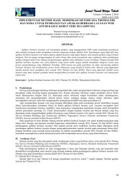 Jurnal Ilmiah Widya Teknik