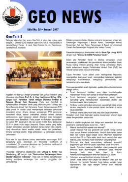 Geo-News V - Himpunan Ahli Teknik Tanah Indonesia