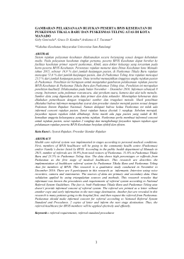 1 gambaran pelaksanaan rujukan peserta bpjs kesehatan di