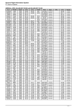 General Flight Information System