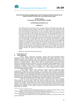 USU Law Journal, Vol.5.No.1 (Januari 2017)