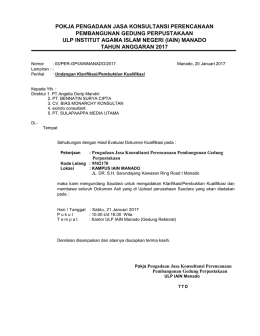 UNDANGAN KLARIFIKASI