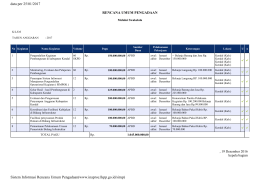 RUP 2017 Bag. Administrasi Pembangunan (Swakelola)