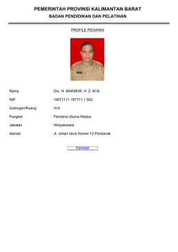 Drs. H. MAKMUR. H. Z. M.Si