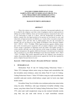 hasiani putrinta dongoran 1 analisis yuridis perwalian anak karena
