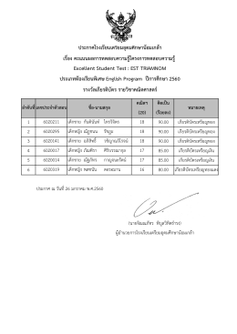 คณิตศาสตร์ - โรงเรียนเตรียมอุดมศึกษาน้อมเกล้า