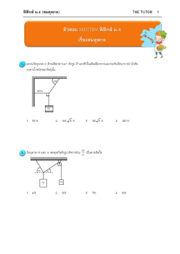 สมดุล กล - The Tutor