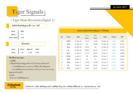 Tiger Signals