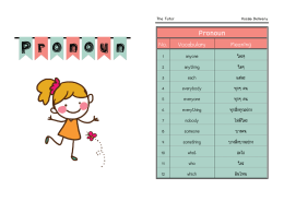 Pronoun - The Tutor