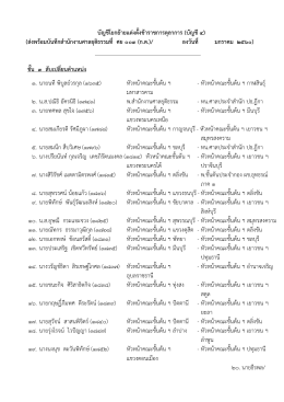 บัญชีโยกย้ายแต่งตั้งข้าราชการตุลาการ (บัญชี 4 - ก.ต.