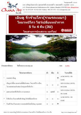 CTU-3U005 เฉินตู-จิ่วจ้ายโกว-โหมวหนีโกว-โชว์เปลี่ยนหน้ากาก 5