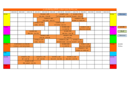 ตารางเรียนนิสิตปริญญาตรีชั้นปีที่ 4 ภาคพิเศษ