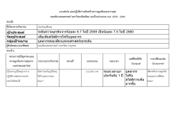 ส่วนที่1 ชื่อโครงการ/กิจกรรม เป้าประสงค์ วัตถุประสงค์ กลุ่มเป้าหมาย ผู้