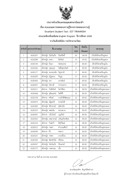 ภาษาไทย - โรงเรียนเตรียมอุดมศึกษาน้อมเกล้า