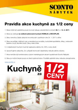 Kuchyně - Sconto