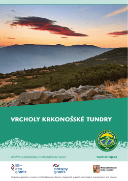 vrcholy krkonošské tundry - Správa Krkonošského národního parku